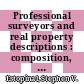 Professional surveyors and real property descriptions : composition, construction, and comprehension [E-Book] /