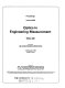 Optics in engineering measurement : Optical and electrooptical applied science and engineering : international technical symposium. 0002 : Cannes, 03.12.1985-06.12.1985 /