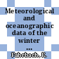 Meteorological and oceanographic data of the winter Weddell Sea project 1986 (ANT V/3)