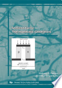 Semiconductor thermoelectric generators [E-Book] /