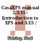 CasaXPS manual 2.3.15 : [introduction to XPS and AES /