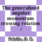 The generalized angular momentum crossing relation /