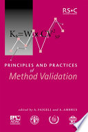 Principles and practices of method validation / [E-Book]