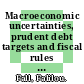 Macroeconomic uncertainties, prudent debt targets and fiscal rules [E-Book] /