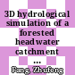 3D hydrological simulation of a forested headwater catchment : spatio-temporal validation and scale dependent parameterization [E-Book] /