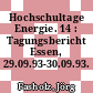 Hochschultage Energie. 14 : Tagungsbericht Essen, 29.09.93-30.09.93.