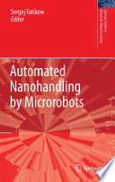 Automated Nanohandling by Microrobots [E-Book] /
