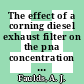 The effect of a corning diesel exhaust filter on the pna concentration and mutagenicity of diesel exhaust : Final report.