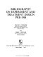 Bibliography on experiment and treatment design, pre-1968 /