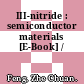III-nitride : semiconductor materials [E-Book] /