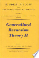 Generalized recursion theory II [E-Book] : proceedings of the 1977 Oslo Symposium /