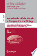 Natural and Artificial Models in Computation and Biology [E-Book] : 5th International Work-Conference on the Interplay Between Natural and Artificial Computation, IWINAC 2013, Mallorca, Spain, June 10-14, 2013. Proceedings, Part I /
