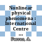 Nonlinear physical phenomena : International Centre of Condensed Matter Physics school: proceedings : Brasilia, 03.07.89-21.07.89.