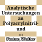 Analytische Untersuchungen an Polyacrylnitril- und Polyesterfasern /