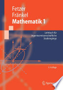 Mathematik 1 [E-Book] : Lehrbuch für ingenieurwissenschaftliche Studiengänge /