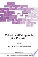 Galactic and Extragalactic Star Formation [E-Book] /