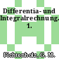 Differentia- und Integralrechnung. 1.