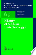 History of Modern Biotechnology I [E-Book] /