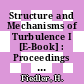 Structure and Mechanisms of Turbulence I [E-Book] : Proceedings of the Symposium on Turbulence held at the Technische Universitä Berlin, August 1–5, 1977 /