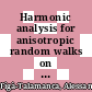 Harmonic analysis for anisotropic random walks on homogeneous trees [E-Book] /