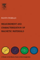 Characterization and measurement of magnetic materials [E-Book] /