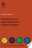 Measurement and characterization of magnetic materials [E-Book] /