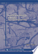 Defects and diffusion in metals : an annual retrospective X [E-Book] /