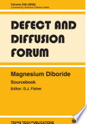 Magnesium diboride sourcebook [E-Book] /