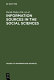 Information sources in the social sciences /