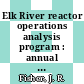 Elk River reactor operations analysis program : annual progress report, July 1, 1965 - June 30, 1966 [E-Book]