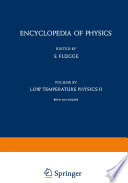 Low Temperature Physics II / Kältephysik II [E-Book] /