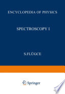Spectroscopy I / Spektroskopie I [E-Book] /