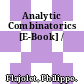 Analytic Combinatorics [E-Book] /