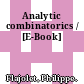 Analytic combinatorics / [E-Book]