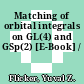 Matching of orbital integrals on GL(4) and GSp(2) [E-Book] /