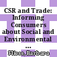 CSR and Trade: Informing Consumers about Social and Environmental Conditions of Globalised Production [E-Book]: Part I /