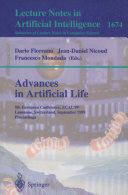 Advances in artificial life : 5th European conference, ECAL '99, Lausanne, Switzerland, September 13-17, 1999, proceedings /