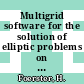 Multigrid software for the solution of elliptic problems on rectangular domains. MGOO (release 1)