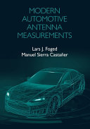 Modern automotive antenna measurements [E-Book] /