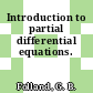Introduction to partial differential equations.