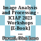 Image Analysis and Processing - ICIAP 2023 Workshops [E-Book] : Udine, Italy, September 11-15, 2023, Proceedings, Part I /