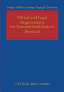 Ethical and legal requirements of transnational genetic research /