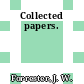 Collected papers.