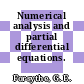 Numerical analysis and partial differential equations.