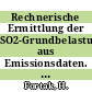 Rechnerische Ermittlung der SO2-Grundbelastung aus Emissionsdaten. 0001 : Anwendung auf die Verhältnisse des Stadtgebietes von Bremen : Ergebnisbericht : Hauptteil.
