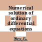 Numerical solution of ordinary differential equations /