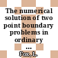 The numerical solution of two point boundary problems in ordinary differential equations.