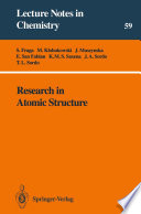 Research in Atomic Structure [E-Book] /