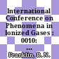International Conference on Phenomena in Ionized Gases : 0010: contributed papers : Oxford, 13.09.1971-18.09.1971 /