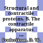 Structural and contractile proteins. B. The contractile apparatus and the cytoskeleton.
